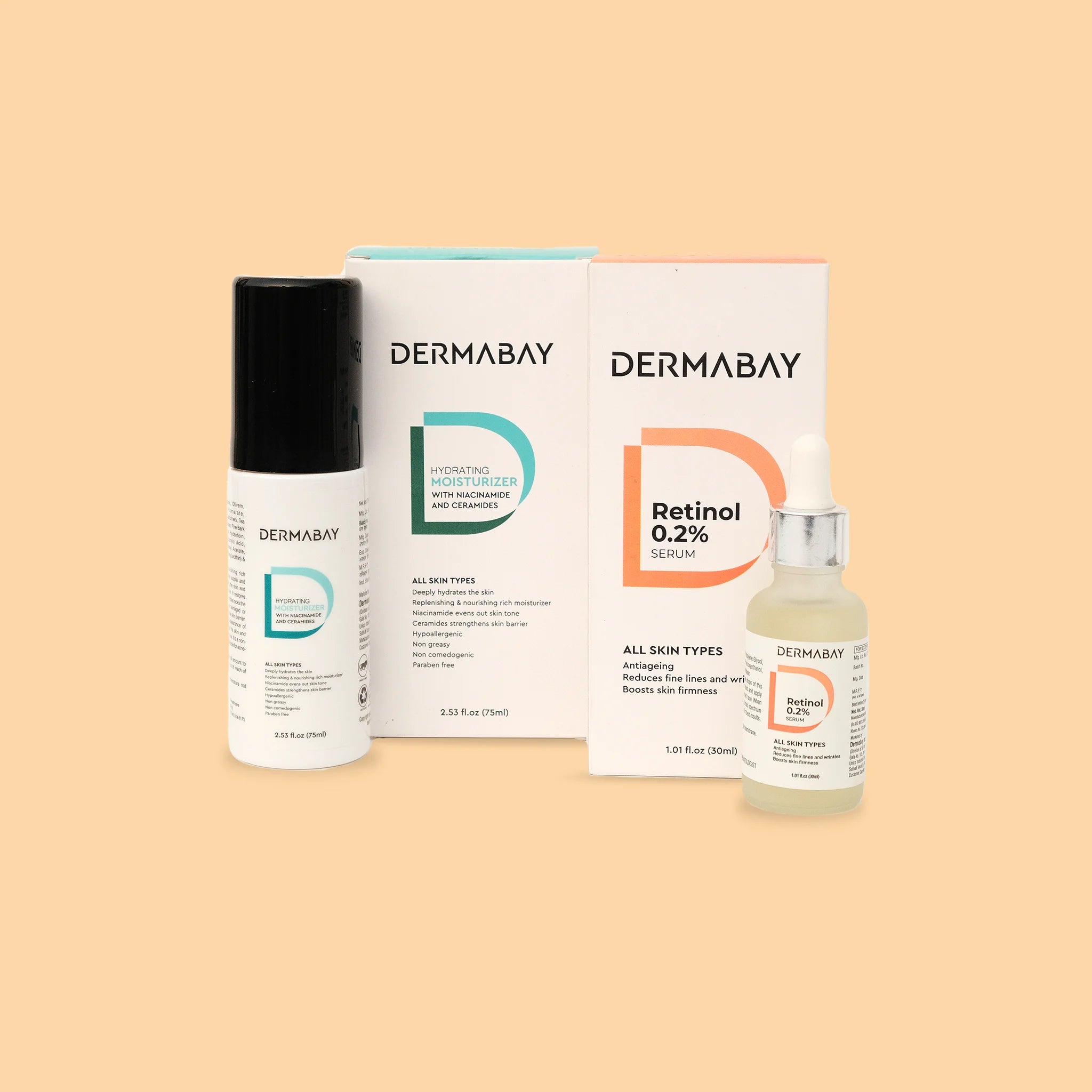 Retinol Serum with hydrating Moisturizer
