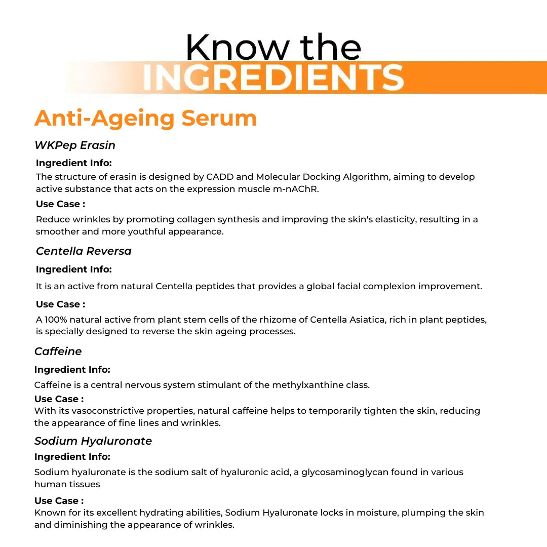Anti Ageing Ingredients