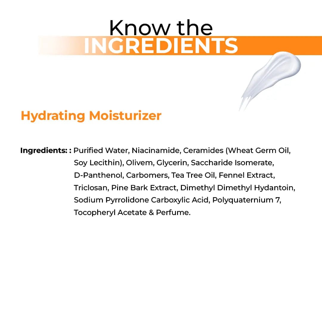 Hydrating Moisturizer with Ceramides, Niacinamide, Olivem & Glycerin - DermabayDermabay