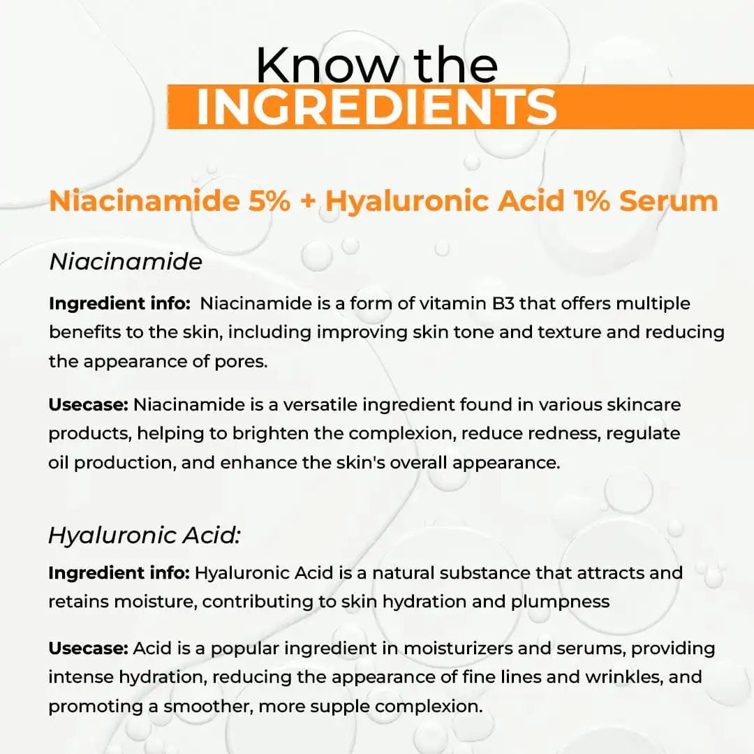 Dermabay Niacinamide Serum Ingredients