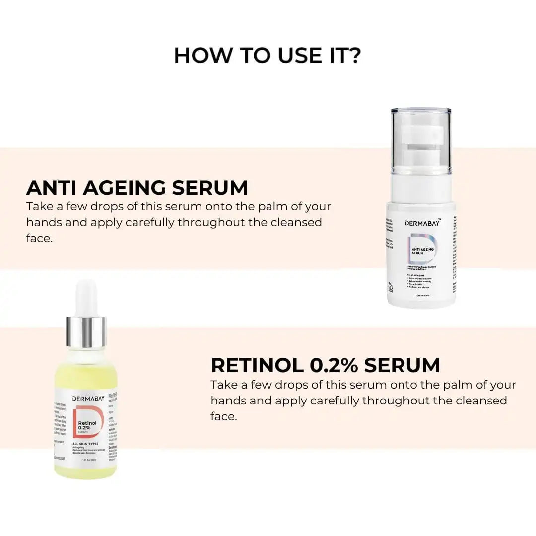 How to use Dermabay anti ageing duo