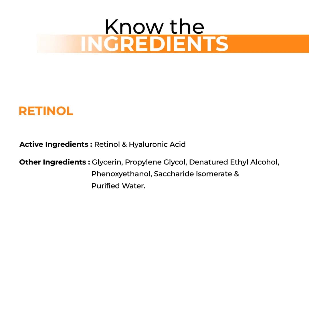 Dermabay Retinol 0.2% Serum Active Ingredient