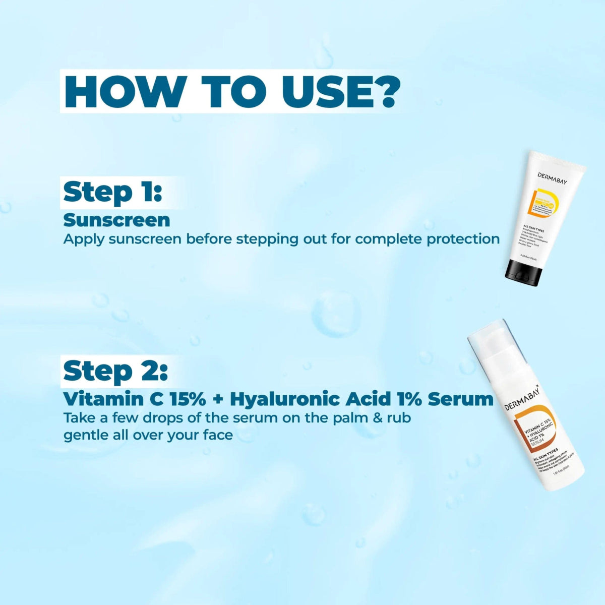 Dermabay Vitamin C Serum with Sunscreen